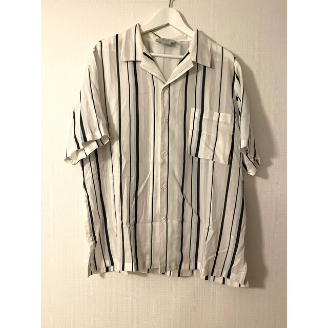 SUNSEA(サンシー)のYOKE MULTISTRIPE OPEN COLLAR SHIRTS メンズのトップス(シャツ)の商品写真