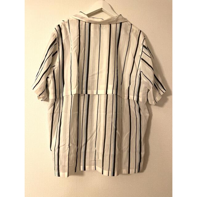 SUNSEA(サンシー)のYOKE MULTISTRIPE OPEN COLLAR SHIRTS メンズのトップス(シャツ)の商品写真