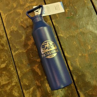 パタゴニア(patagonia)の完売 MiiR パタゴニア ステンレスボトル ブルー 未使用(水筒)