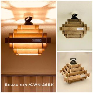 天井照明 Broad mini/CWN-26BK シーリングライト E26口金(天井照明)