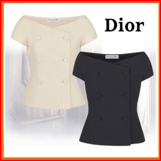 Christian Dior - E258 used dior 模様 ノーカラー ジャケット 