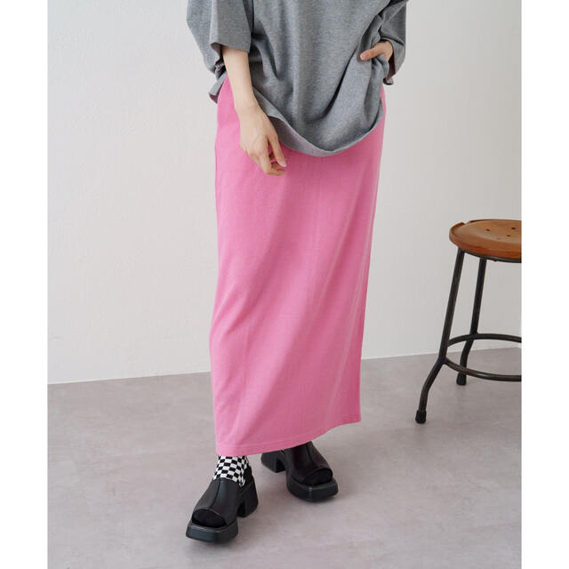 Kastane(カスタネ)のKastane イージーIラインスカート レディースのスカート(ロングスカート)の商品写真