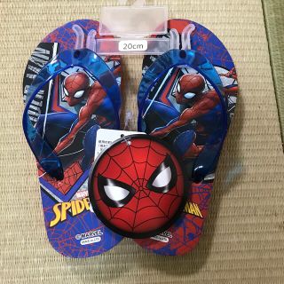 スパイダーマン  ビーチサンダル　20cm(サンダル)