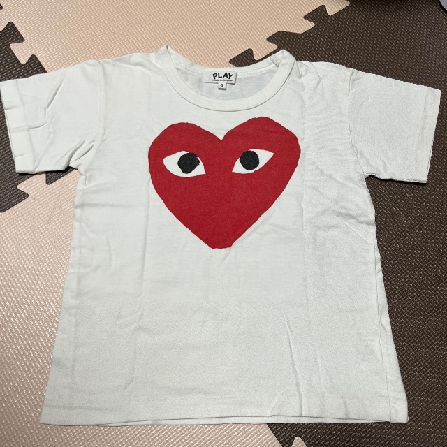 [お値下げ]COMME des GARCONS プレイ キッズ　半袖Tシャツ