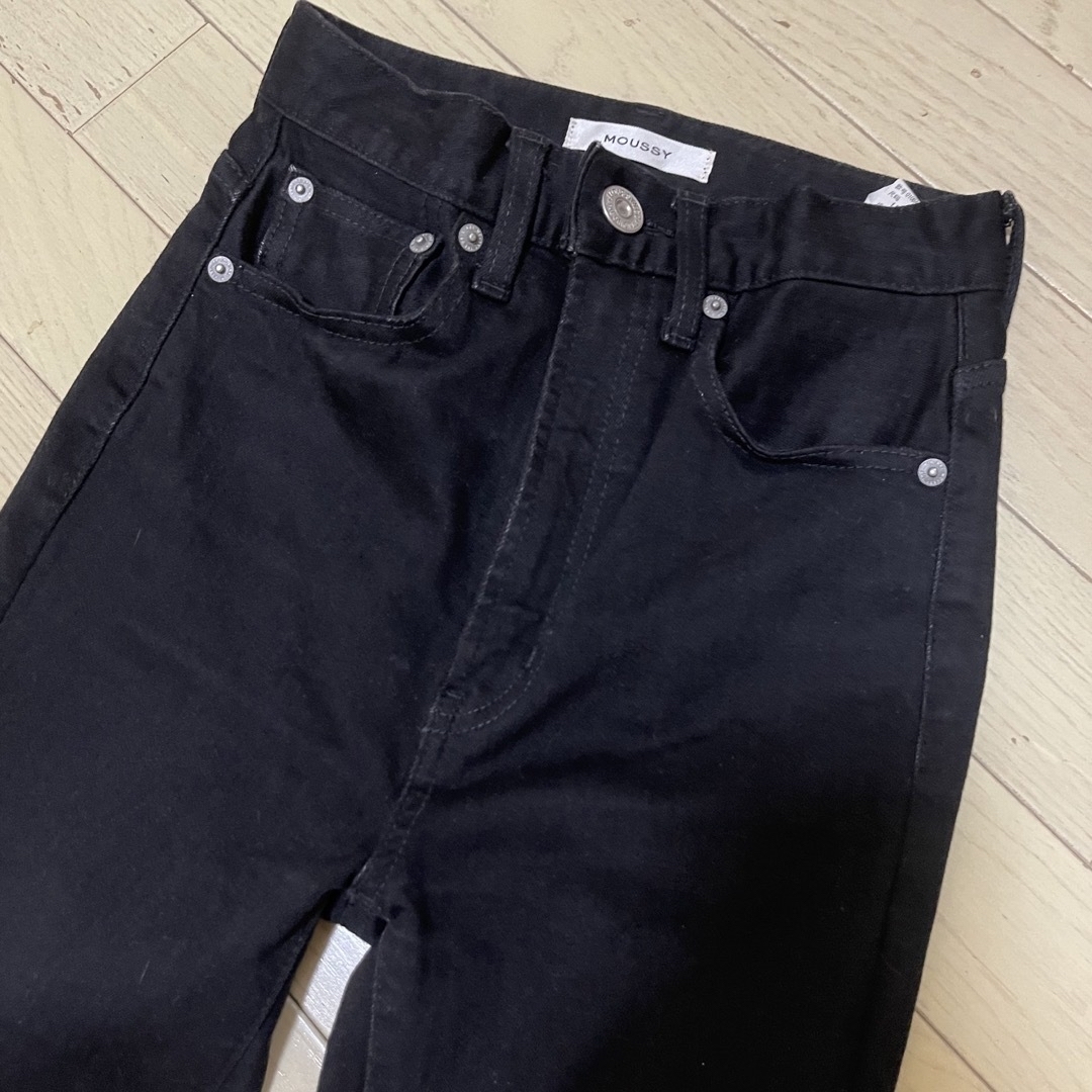 moussy(マウジー)のHW Rebirth BLACK SKINNY レディースのパンツ(デニム/ジーンズ)の商品写真