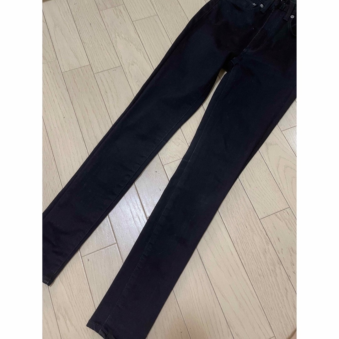 moussy(マウジー)のHW Rebirth BLACK SKINNY レディースのパンツ(デニム/ジーンズ)の商品写真