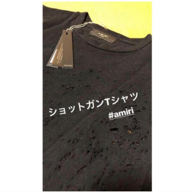 AMIRI(アミリ)の☆最安値☆  AMIRI shotgan T shirt メンズのトップス(Tシャツ/カットソー(半袖/袖なし))の商品写真