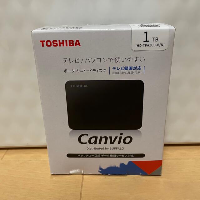 HD-TPA1U3-B 東芝製Canvio USB 3.0対応ポータブルHDD 1TB オンライン限定商品