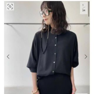 アパルトモンドゥーズィエムクラス(L'Appartement DEUXIEME CLASSE)のL'Appartement  Dolmansleeve Sheer Blouse(シャツ/ブラウス(長袖/七分))