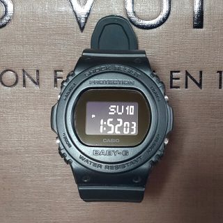 カシオ(CASIO)のカシオ baby-G BGD-570-1JF ブラック  スティング 5700(腕時計(デジタル))