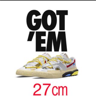 ナイキ(NIKE)のOff-White × Nike Blazer Low (スニーカー)