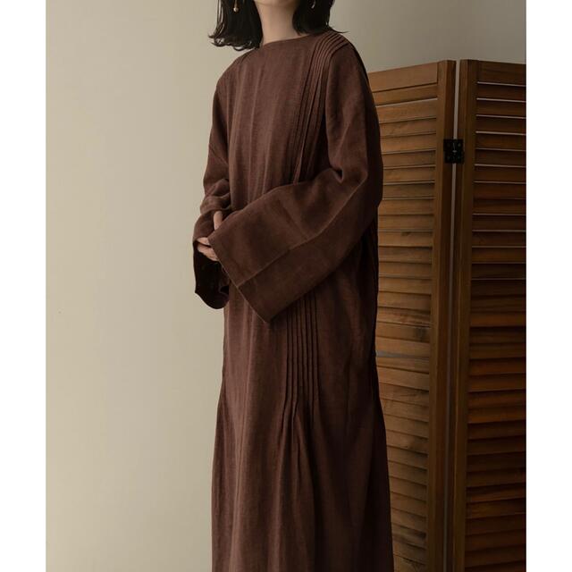 lawgy(ラウジー)のlawgy straight tuck long onepiece レディースのワンピース(ロングワンピース/マキシワンピース)の商品写真