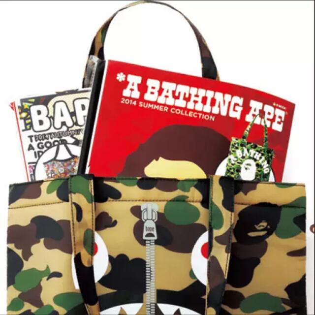 A BATHING APE(アベイシングエイプ)のBAPE◆A BATHING APE／シャーク◆トートバッグ◆付録品ノベルティ メンズのバッグ(バッグパック/リュック)の商品写真