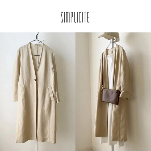 JOURNAL STANDARD - SIMPLICITE リネンレーヨンVネックコートの通販 by 