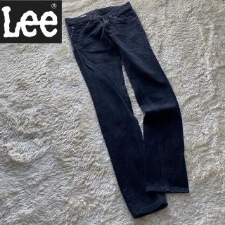 リー(Lee)の美品✨リー　Lee デニム　ジーンズ　スキニー　ストレート　ブラック　日本製(デニム/ジーンズ)