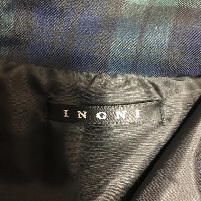 INGNI(イング)のINGNI  チェックダウンベスト レディースのジャケット/アウター(ダウンベスト)の商品写真