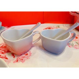 ルクルーゼ(LE CREUSET)のル・クルーゼ　ハートマグカップセット(食器)