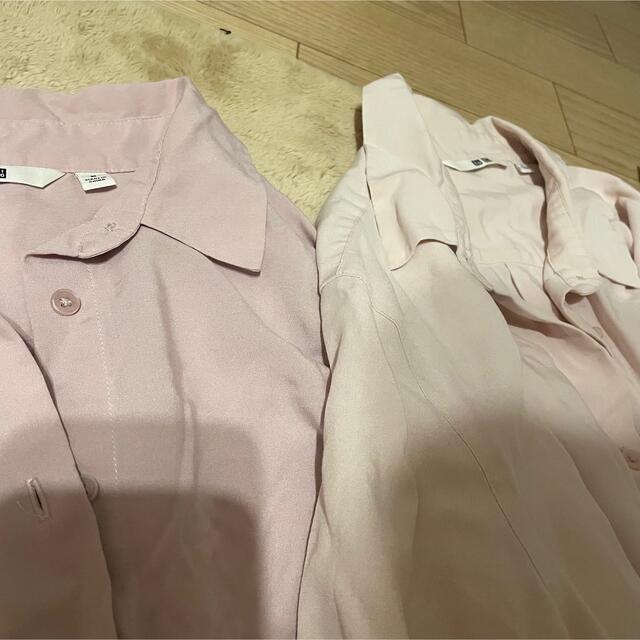 UNIQLO(ユニクロ)の襟付き シャツ ブラウス 4色セット レディースのトップス(シャツ/ブラウス(長袖/七分))の商品写真