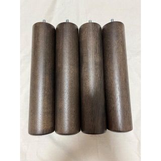 ムジルシリョウヒン(MUJI (無印良品))の無印良品 ベッド用　木製脚  M8 26cm(その他)