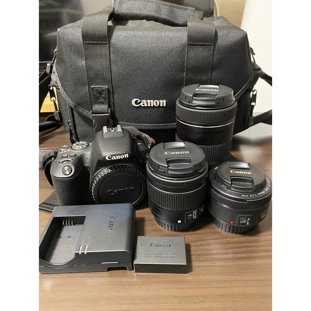 国内配送】 Canon - Canon EOS ダブルズームキット+単焦点レンズセット