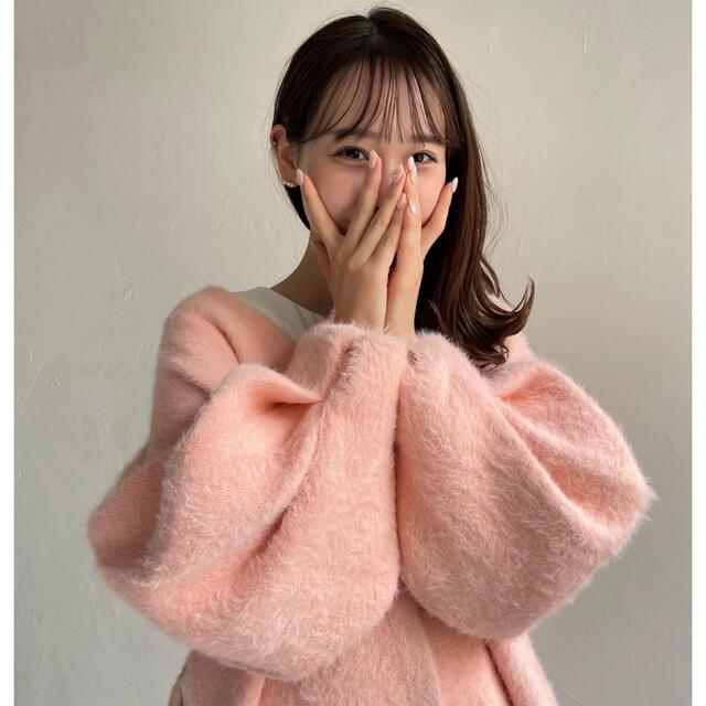 Le.ema mohair touch relax cardigan - カーディガン