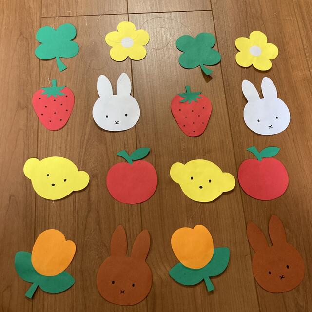 壁面飾り　ミッフィー  幼稚園　保育園 ハンドメイドのハンドメイド その他(その他)の商品写真