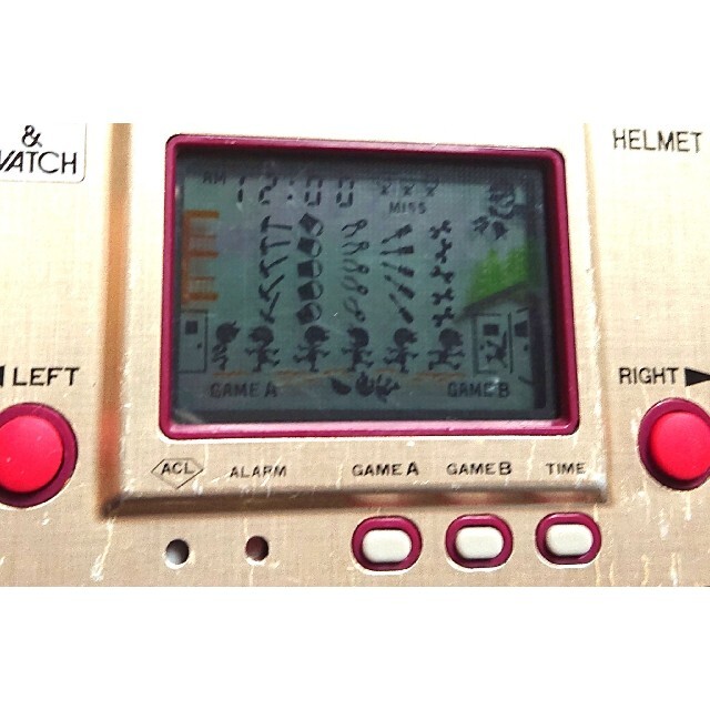 任天堂 ゲームウォッチ ヘルメット 当時物 - 携帯用ゲーム機本体