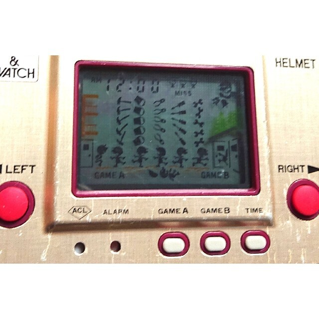 任天堂 ゲームウォッチ ヘルメット 当時物 - 携帯用ゲーム機本体