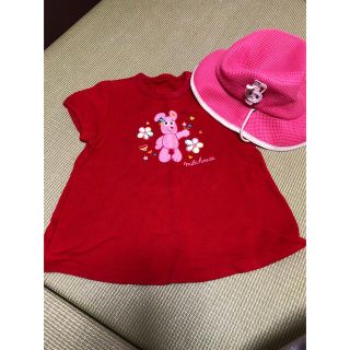 ミキハウス(mikihouse)のミキハウス　帽子とＴシャツ　セット(その他)