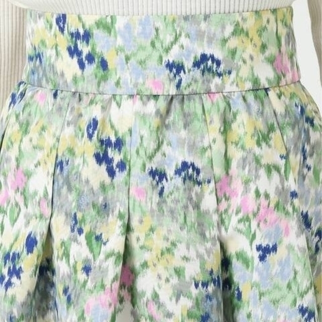 IENA(イエナ)のIENA かすれフラワー ギャザースカート レディースのスカート(ロングスカート)の商品写真