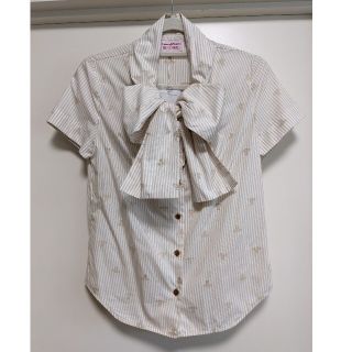 ヴィヴィアンウエストウッド(Vivienne Westwood)の【最終SALE！】Vivienne Westwood ストライプ半袖シャツ(シャツ/ブラウス(半袖/袖なし))