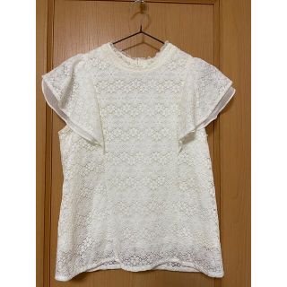 マジェスティックレゴン(MAJESTIC LEGON)のMAJESTIC LEGON マジェスティックレゴン　レースフリルブラウス(シャツ/ブラウス(半袖/袖なし))