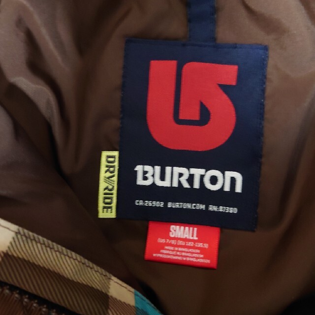 BURTON(バートン)のバートン スノーボード キッズ ジャケット Sサイズ スポーツ/アウトドアのスノーボード(ウエア/装備)の商品写真