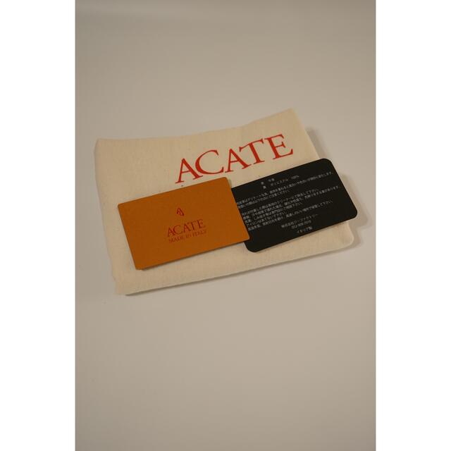 【美品】ACATE アカーテ　クラッチバッグ　ダークグレー 7