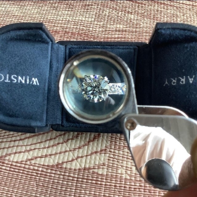 HARRY WINSTON - Harry Winston 正規品 ラウンドカット トリ