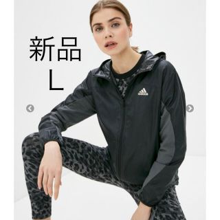 アディダス(adidas)の【新品★未使用】adidasアディダス　フード付ウインドブレーカー(ナイロンジャケット)