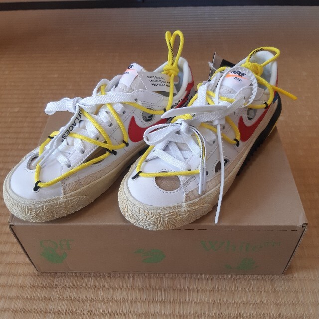 Nike オフホワイト ブレーザーlow off-white 23cm