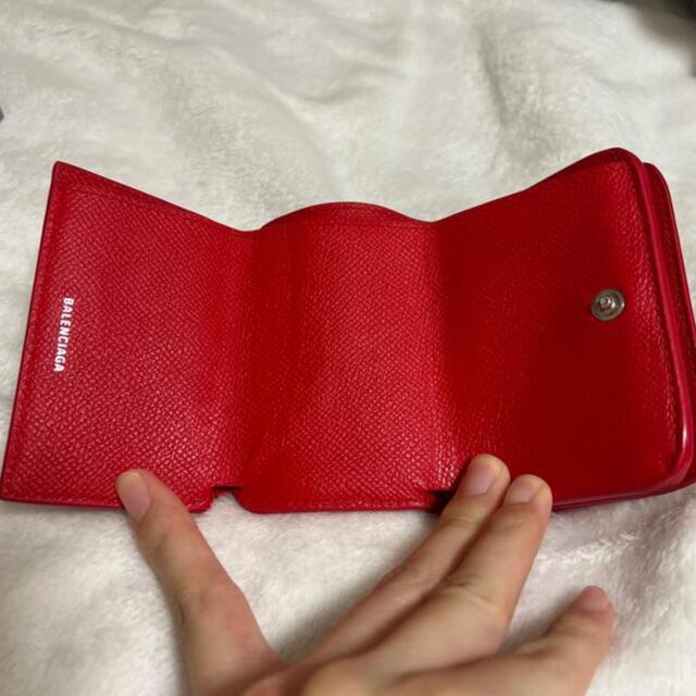 Balenciaga(バレンシアガ)のバレンシアガ　3つ折り　財布　赤　BBウォレット メンズのファッション小物(折り財布)の商品写真