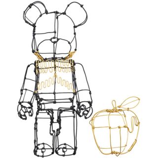 メディコムトイ(MEDICOM TOY)のHAyU Wire BE@RBRICK 400% & APPLE ベアブリック(その他)