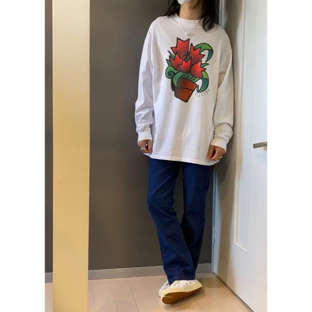 古着 ビンテージ 80s 90s USA チューリップ ロング Tシャツ 希少 古着 ビンテージ 80s 90s USA チューリップ ロング Tシャツ 希少