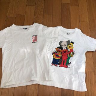 ステューシー(STUSSY)のSTUSSY UNIQLO 110 Tシャツ　2枚セット(Tシャツ/カットソー)