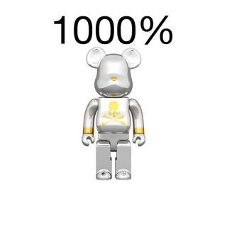 ベアブリック(BE@RBRICK)のBearbrick mastermind JAPAN SILVER 1000％(フィギュア)