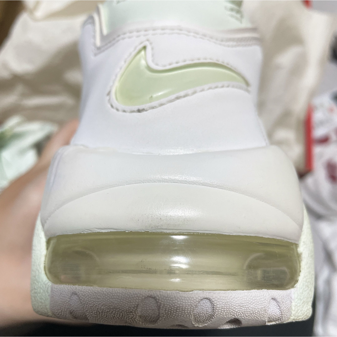 NIKE モアアップテンポ BARELY GREEN 25.5㎝ (・美品)