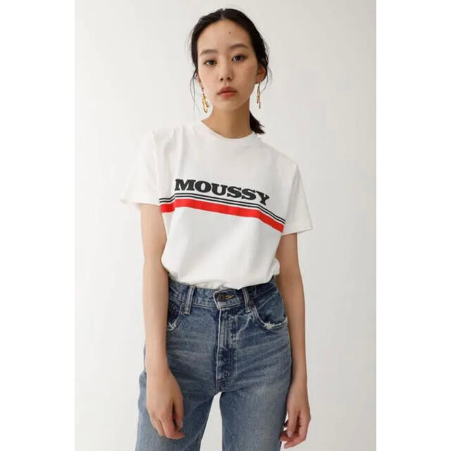 moussy(マウジー)のmoussy マウジー MOUSSY LINE TSJ レディースのトップス(Tシャツ(半袖/袖なし))の商品写真