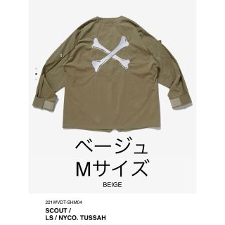 WTAPS SCOUT シャツ　ベージュ　Mサイズ　ダブルタップス