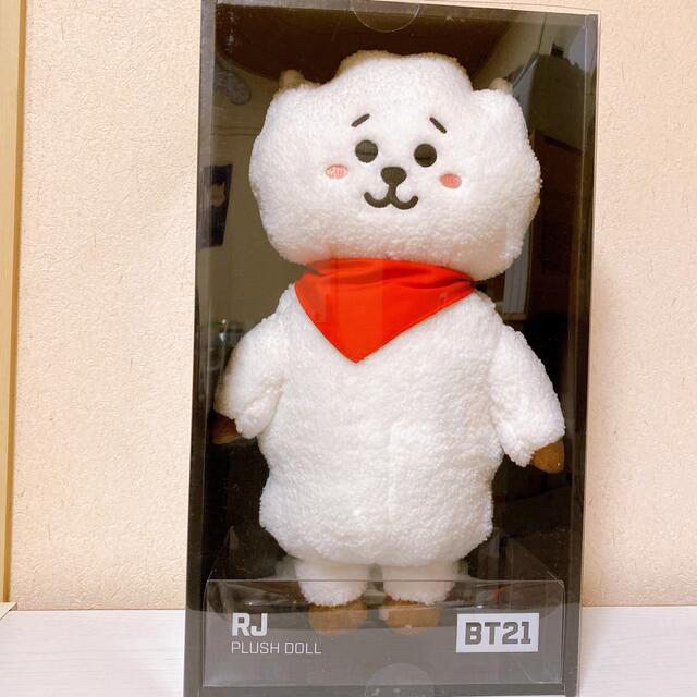 【公式】BT21ミディアムスタンディングドール　RJ ぬいぐるみ