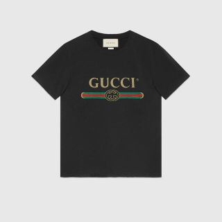 グッチ(Gucci)のGUCCI ロゴ　ウォッシュド　オーバーサイズ　Tシャツ　ロゴtシャツ(Tシャツ/カットソー(半袖/袖なし))