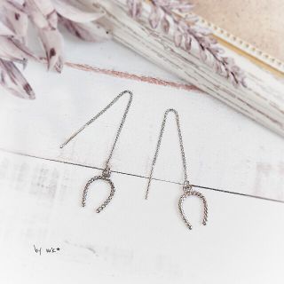 ˖ ࣪⭑ホースシュー アメリカンピアス(シルバー)˖ ࣪⭑(ピアス)