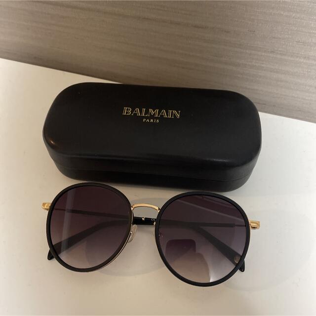 【正規販売店】 BALMAIN - BALMAIN PARIS バルマン ラウンド 丸型 サングラス ブラック 黒 サングラス+メガネ