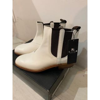 バーバリーブラックレーベル(BURBERRY BLACK LABEL)のバーバリーブラックレーベル　レザーブーツ(ブーツ)